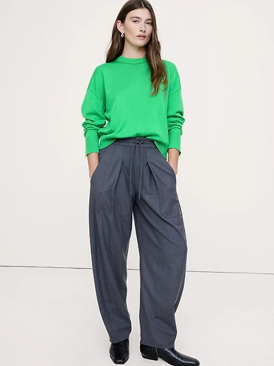 Merino Crew Sweater-Neck Sweater