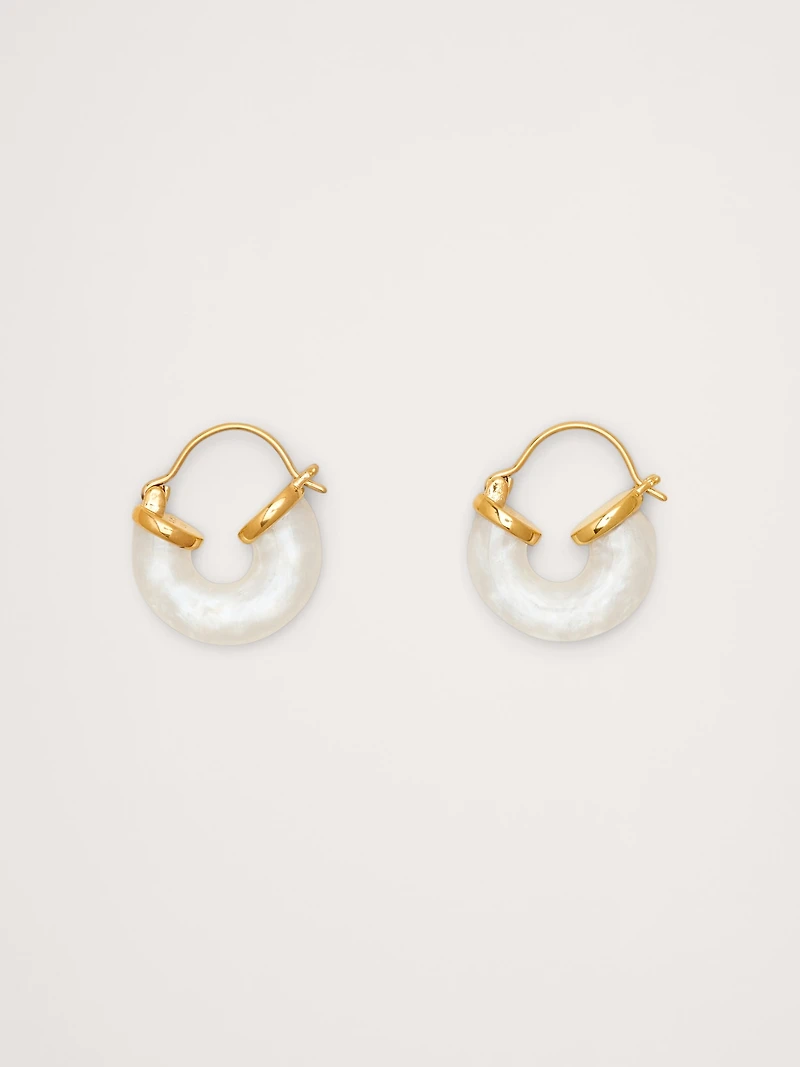 Petit Swell Hoop Earrings by Anni Lu