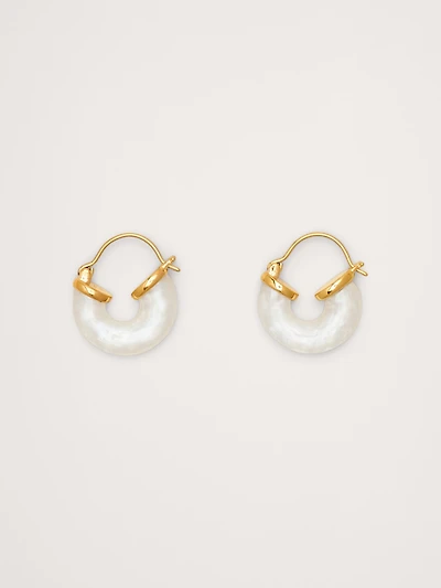 Petit Swell Hoop Earrings by Anni Lu