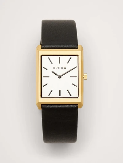 Virgil Leather Watch by Breda