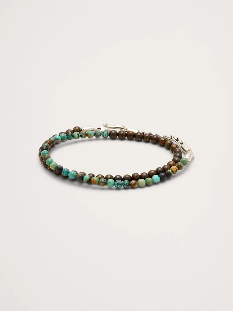 Rope Chain Double Wrap Bracelet by Caputo & Co