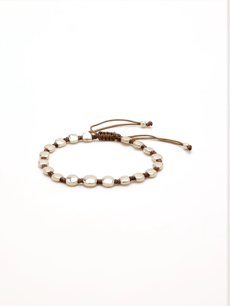 Square Silver Gem Bracelet by Caputo & Co