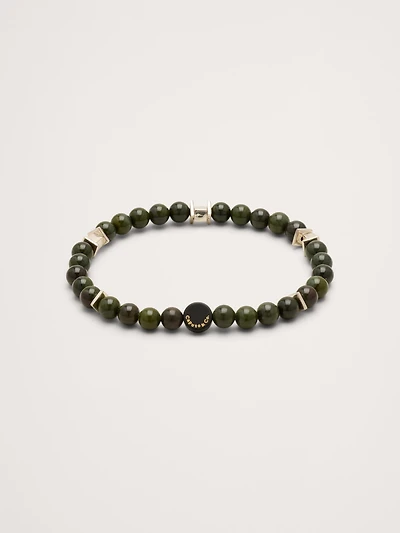 Square Stone Beaded Stretch Bracelet by Caputo & Co