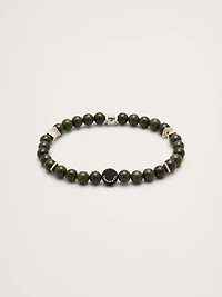 Square Stone Beaded Stretch Bracelet by Caputo & Co