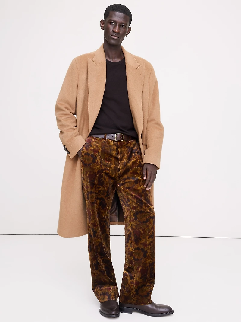 Straight Velvet Pant