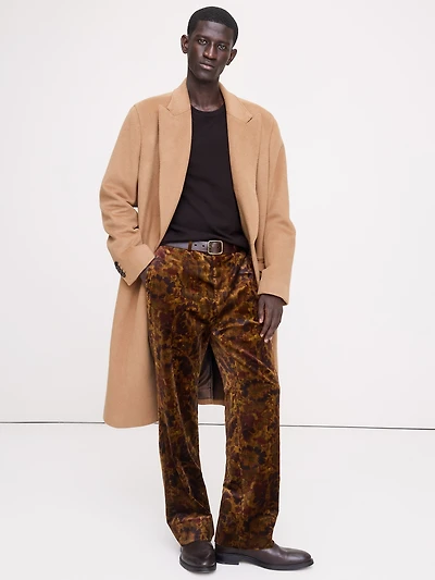 Straight Velvet Pant