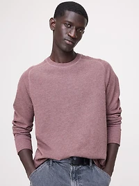 Slub Double-Knit Crew-Neck T-Shirt