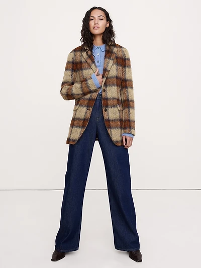 Italian Plaid Blazer