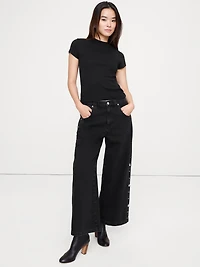 Baby-Rib Cotton Crew-Neck T-Shirt