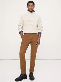 Slim Brushed Traveler Chino Pant
