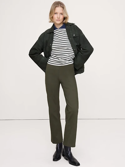 Straight Everywhere Ponte Ankle Pant