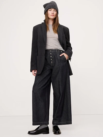 Sheer Lyocell-Wool Long-Sleeve T-Shirt