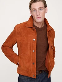 Suede Trucker Jacket
