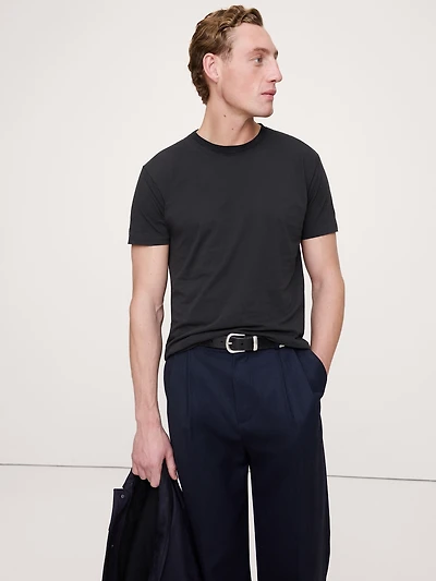 Lightweight Cotton Crew-Neck T-Shirt