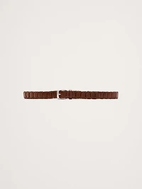 Woven Leather Belt
