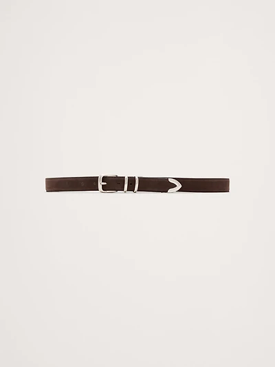 Nubuck Leather Ranger Belt