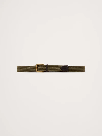 Woven Braided Cotton Belt