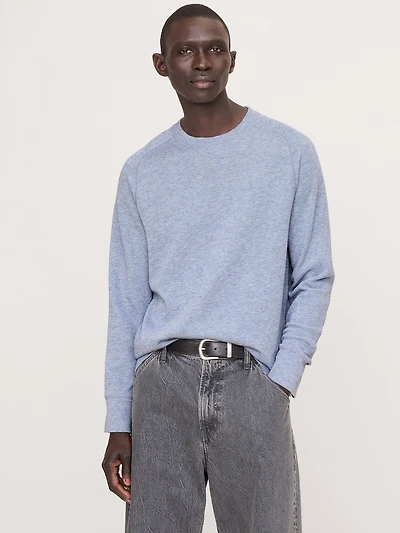 Slub Double-Knit Crew-Neck T-Shirt