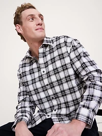 Relaxed-Fit Slub Cotton Shirt