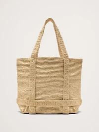 Straw Traveler Tote by Hat Attack