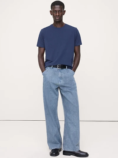 Lightweight Cotton Crew-Neck T-Shirt