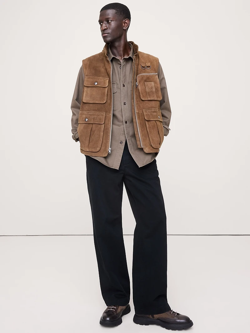 Loose Belted Chino Pant