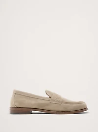 Italian Suede Penny Loafer