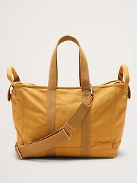 Large Cotton Canvas Weekender Bag