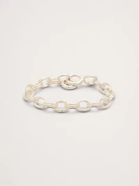 Double Oval Link Chain Bracelet