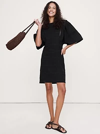 Tencel™-Linen Eyelet Mini Dress