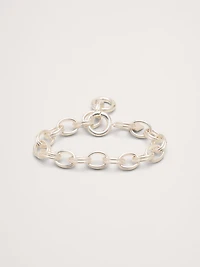 Double Oval Link Chain Bracelet