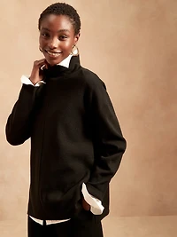 Petite Turtleneck Tunic Sweater