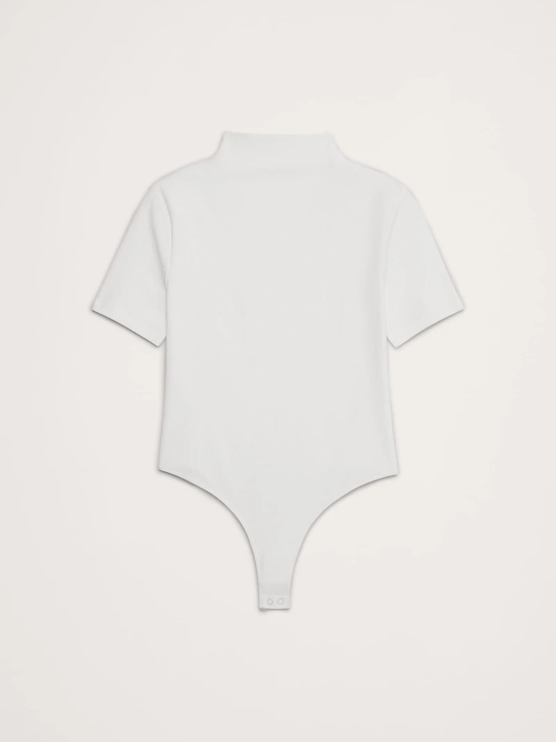 Refined Mock-Neck Bodysuit