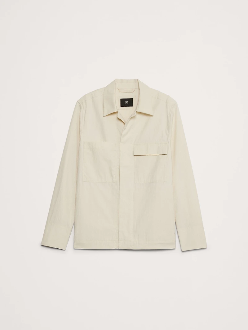 Water-Resistant Shirt Jacket