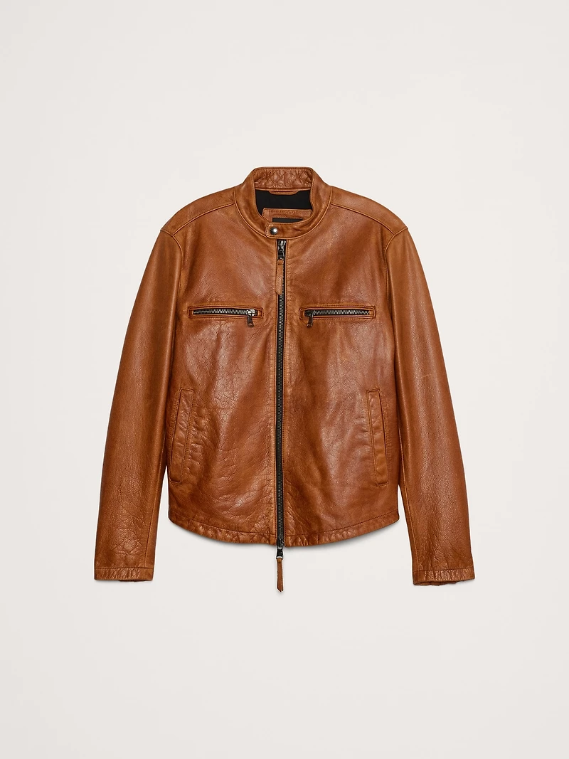 Leather Biker Jacket