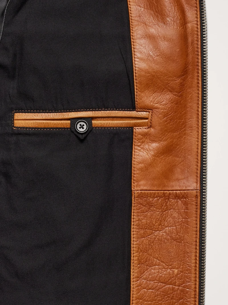 Leather Biker Jacket