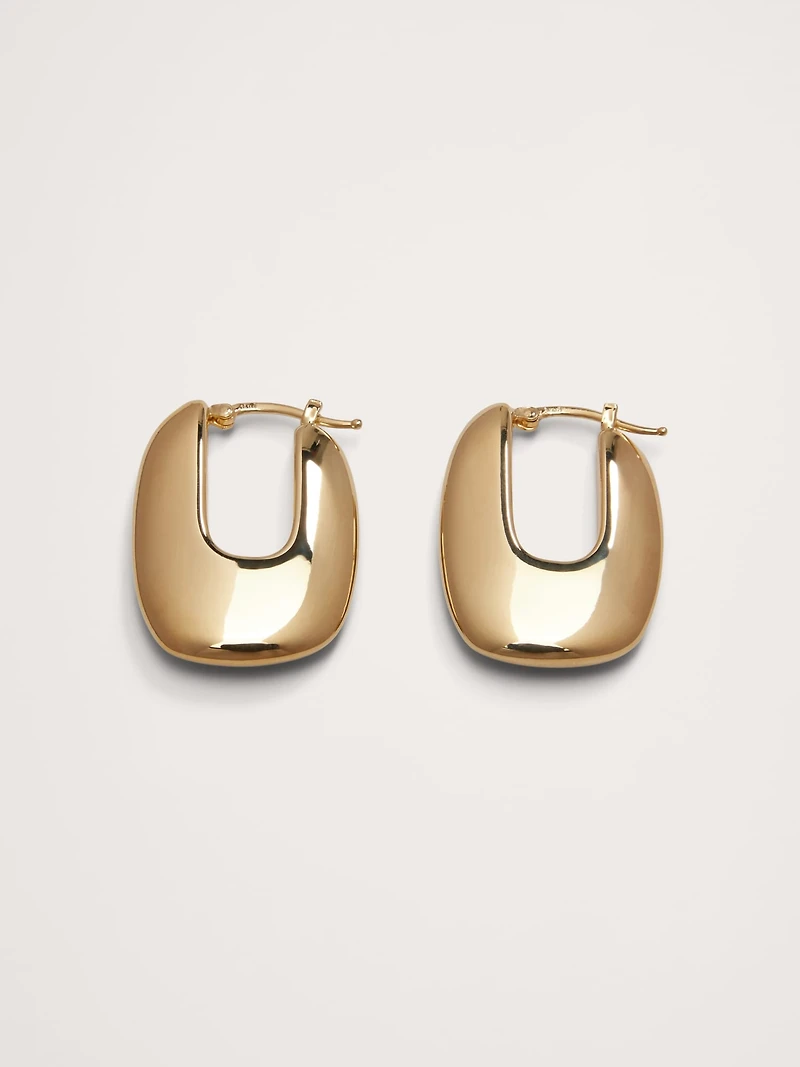 Ravena U-Profile Earrings by Aureus + Argent
