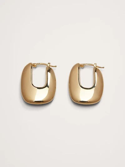 Ravena U-Profile Earrings by Aureus + Argent