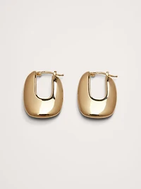 Ravena U-Profile Earrings by Aureus + Argent