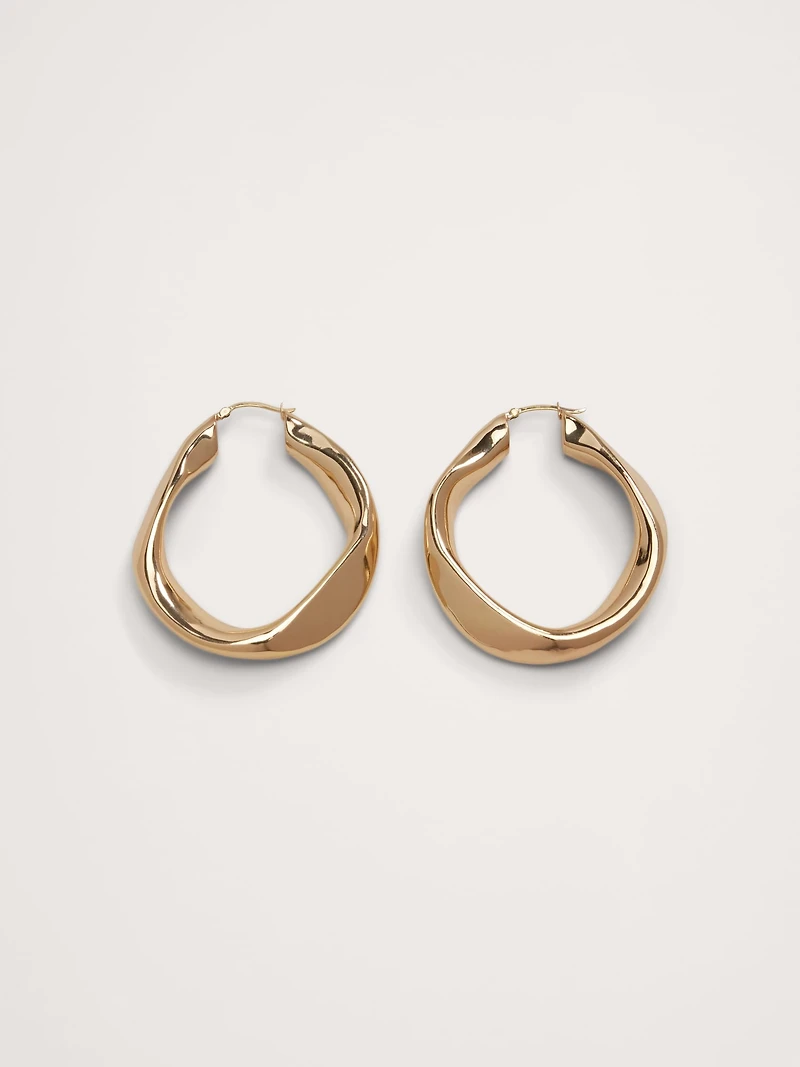 Clio Hoop Earrings by Aureus + Argent