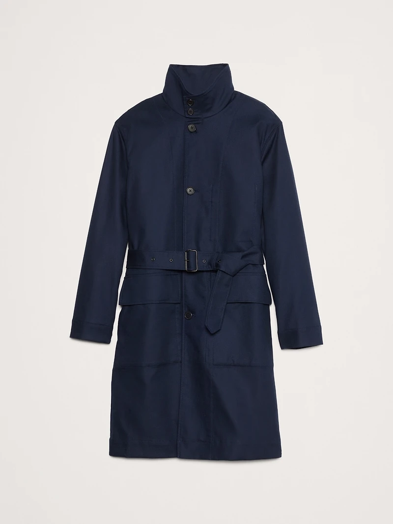 Italian Twill Mac Coat