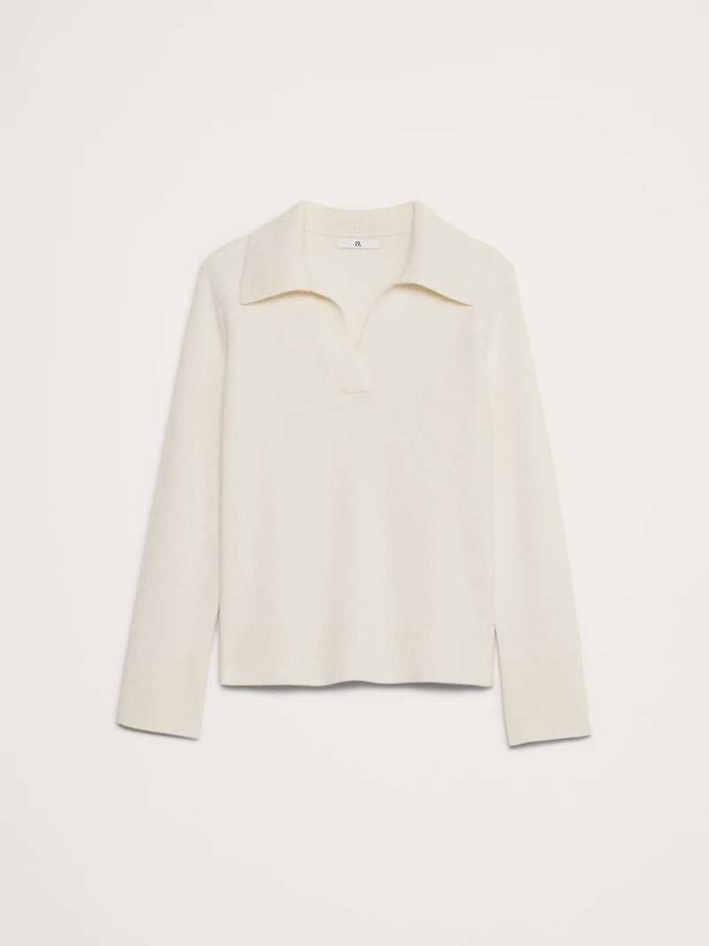 Cashmere Rugby Sweater Polo