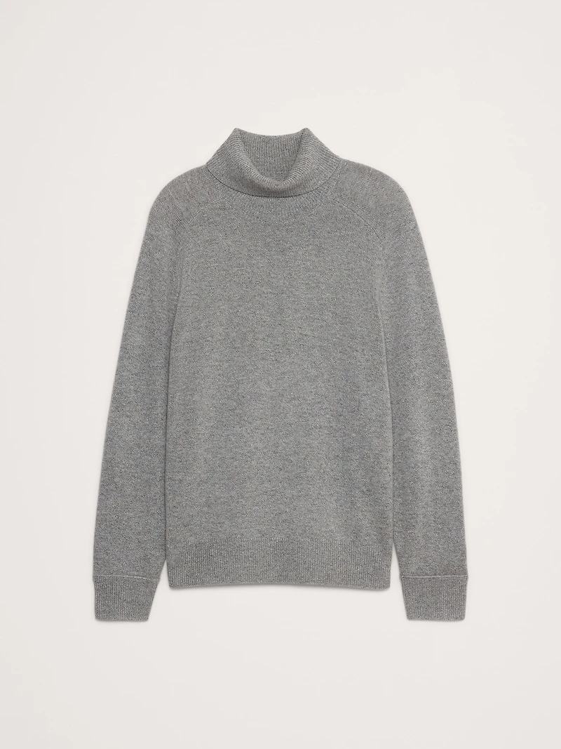 Merino-Cashmere Turtleneck Sweater