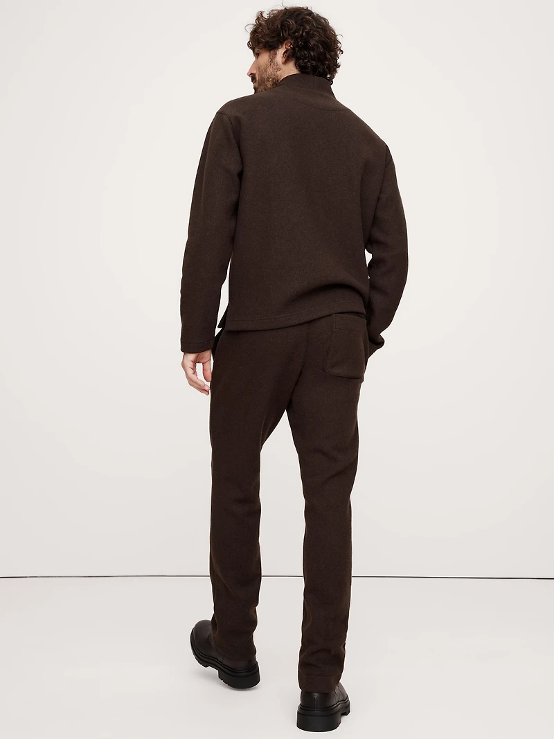 Brushed Jogger with Wool