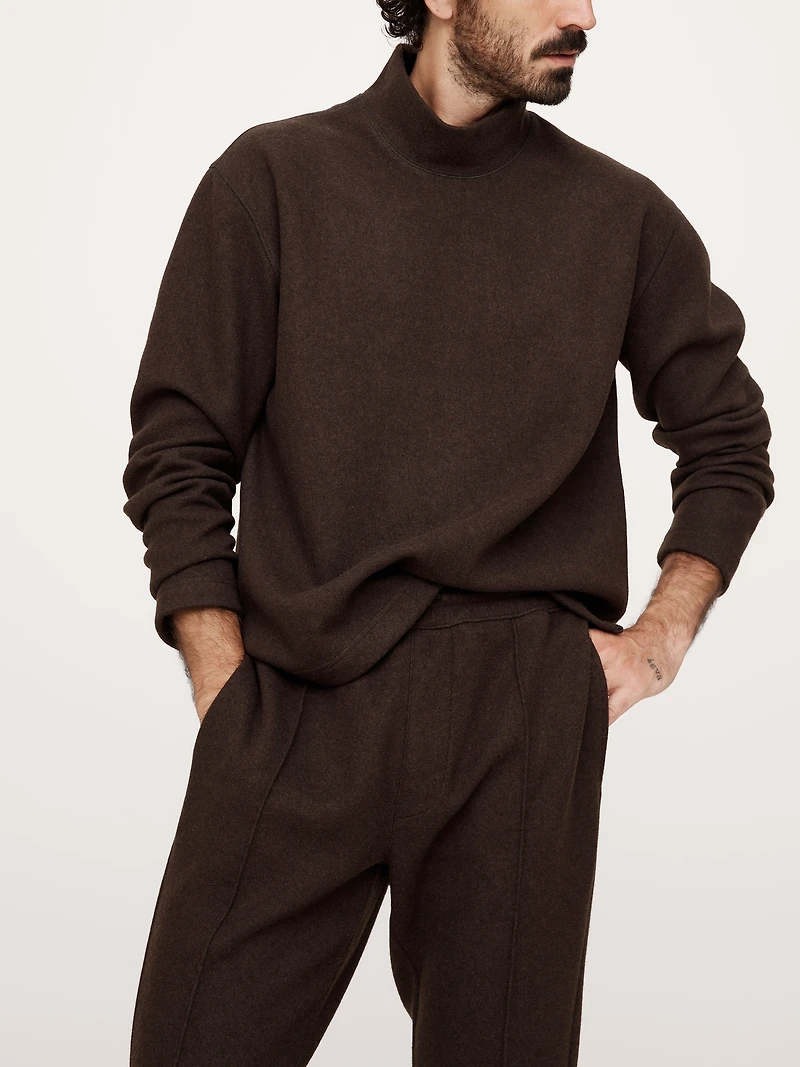Brushed Jogger with Wool