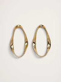 Mobius Hoop Earrings by Aureus + Argent