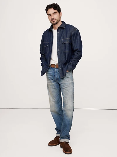 Relaxed-Fit Denim Overshirt