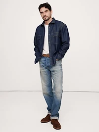 Relaxed-Fit Denim Overshirt