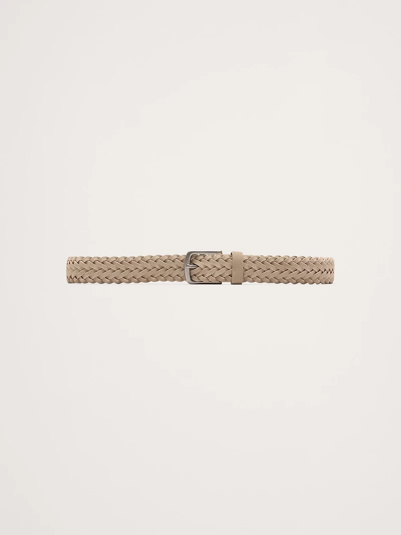 Braided Suede Belt