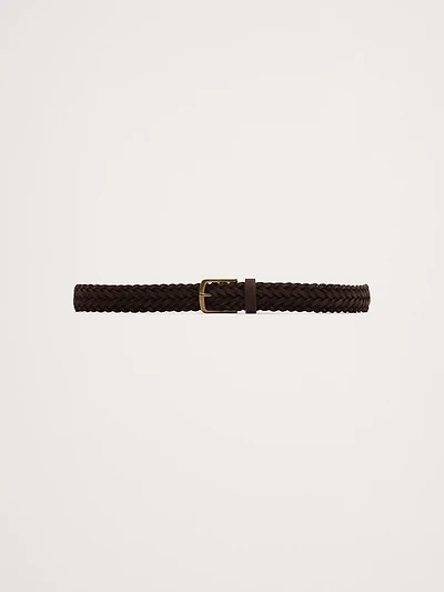 Braided Suede Belt